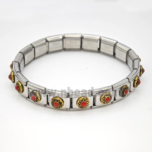 Stainless Steel Module Bracelet