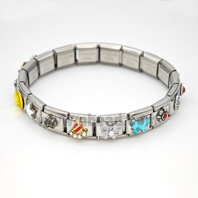 Stainless Steel Module Bracelet Mixed