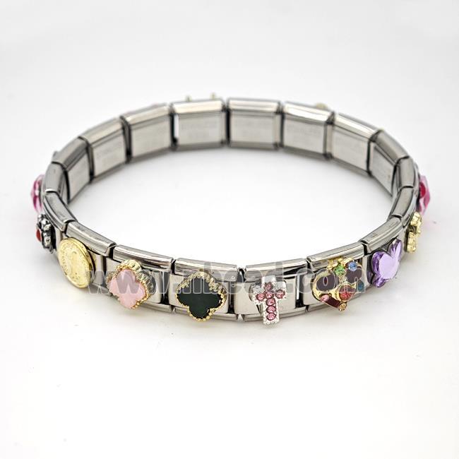 Stainless Steel Module Bracelet Mixed