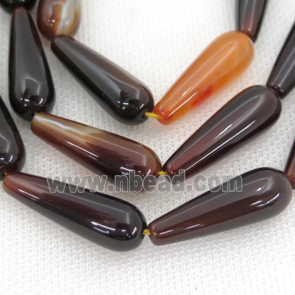 fancy Agate teardrop beads