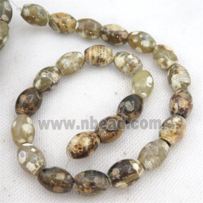 Tibetan Agate rice beads