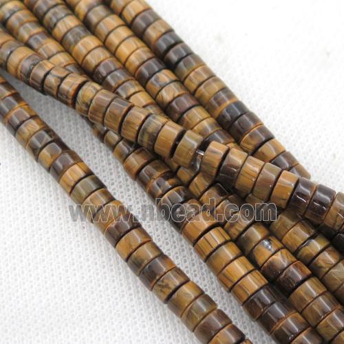 Tiger eye stone heishi beads