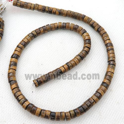 Tiger eye stone heishi beads