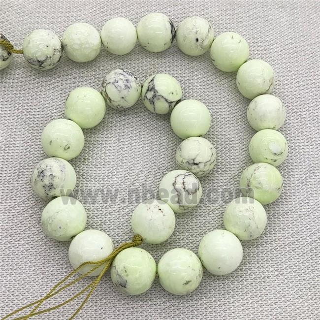 Natural Lemon Jasper Beads Smooth Round