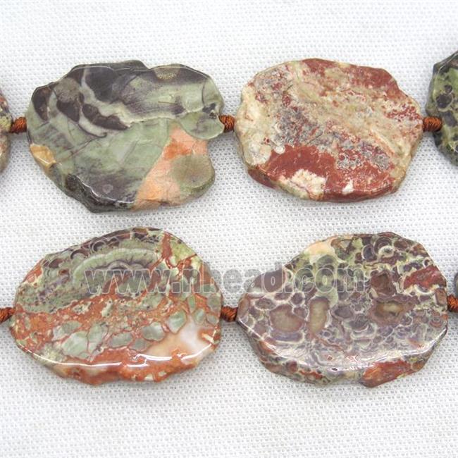 blue Ocean Jasper slice beads