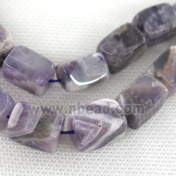 dogteeth Amethyst Cuboid beads