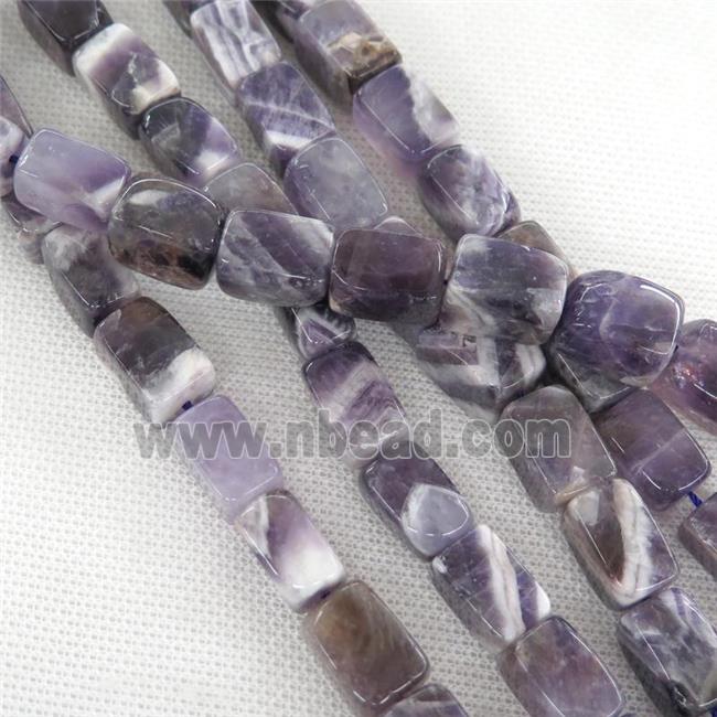 dogteeth Amethyst Cuboid beads