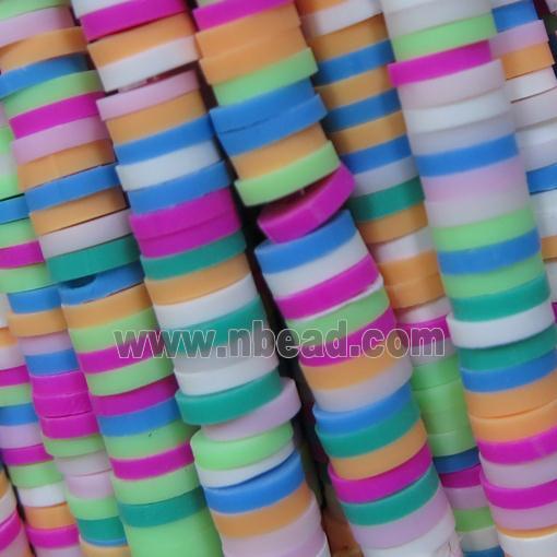 Fimo Polymer Clay heishi beads, mixed color