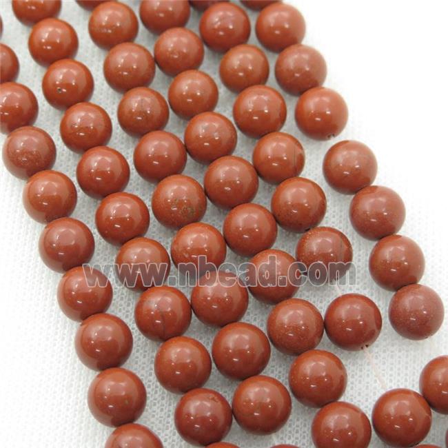 round Red Jasper Beads