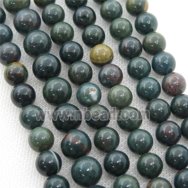 chook BloodStone Beads, round