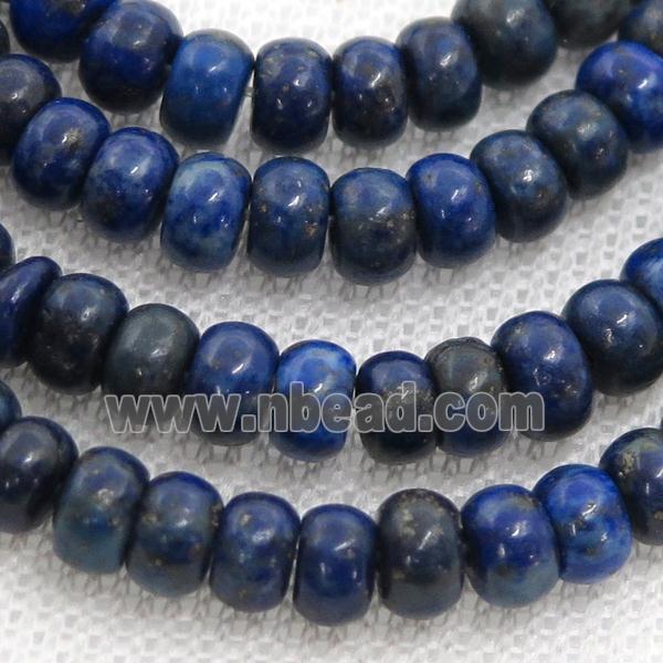 blue Lapis Lazuli rondelle beads