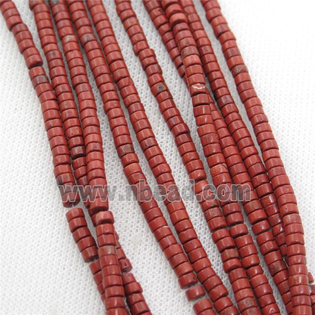 red Jasper heishi beads