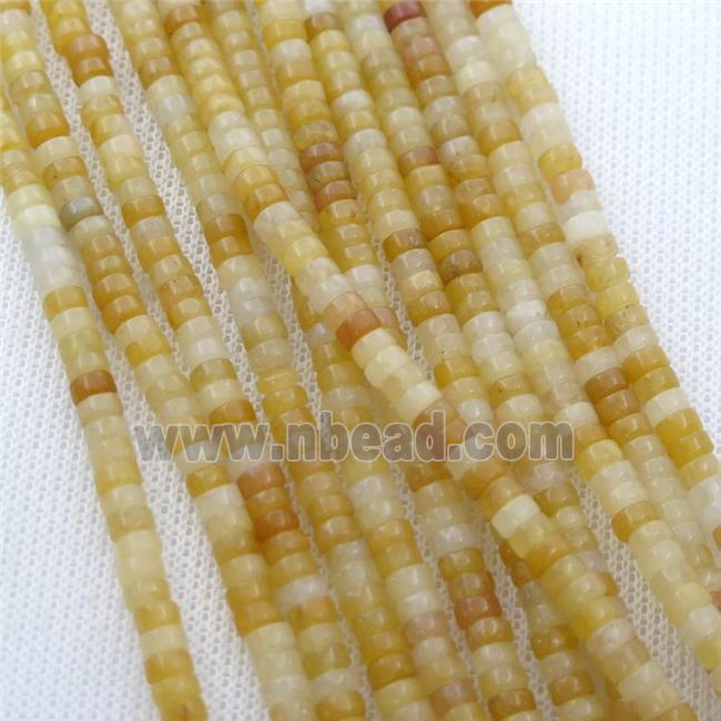 yellow Aventurine heishi beads