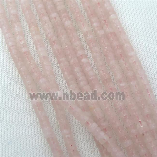 Rose Quartz heishi beads