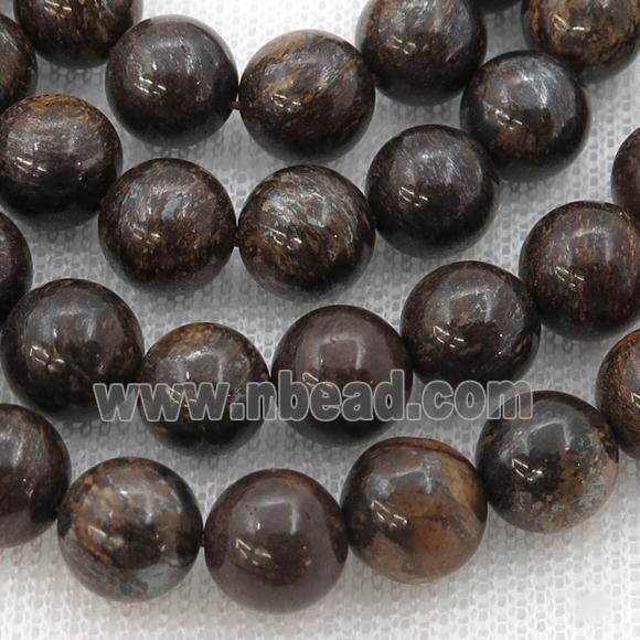 round Bronzite Beads