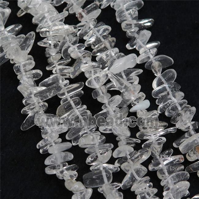 Clear Quartz beads chip