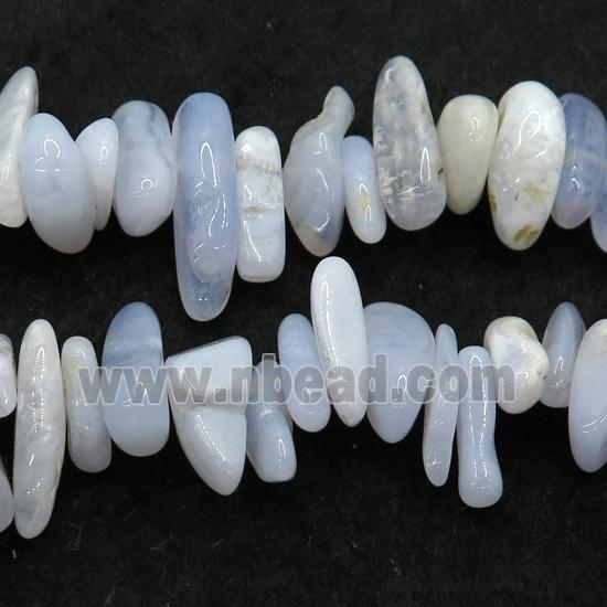 blue lace Agate chip beads