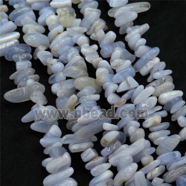 blue lace Agate chip beads