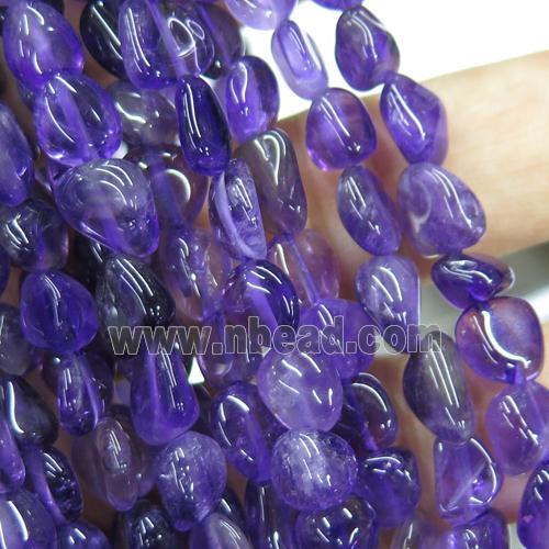 purple Amethyst chip beads