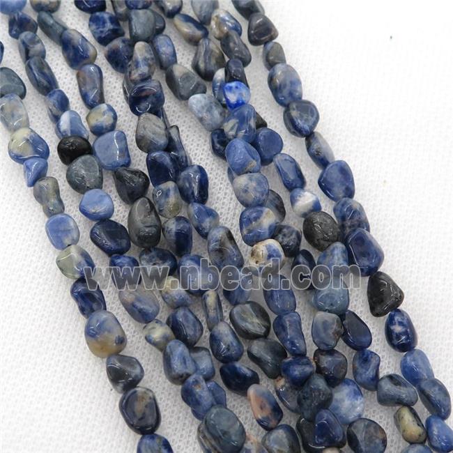 blue Sodalite chip beads