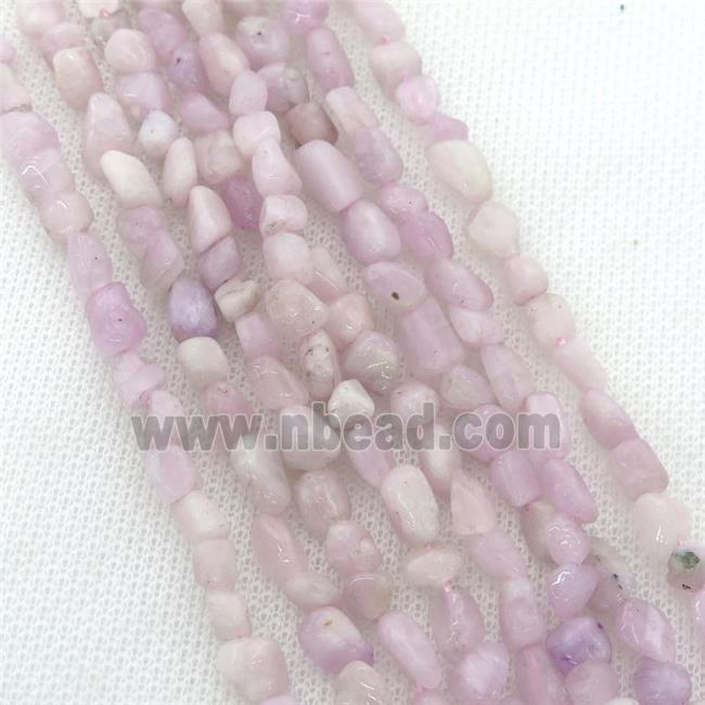 Kunzite chip beads