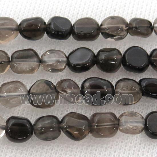 Smoky Quartz chip beads