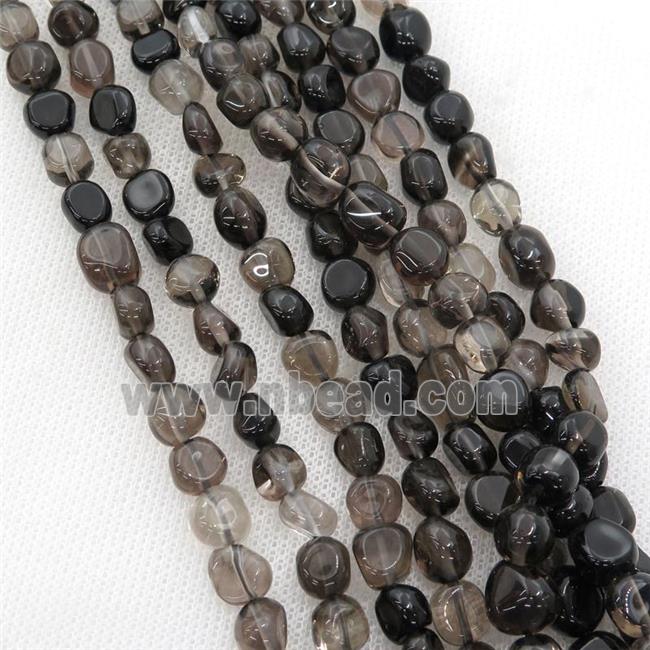 Smoky Quartz chip beads