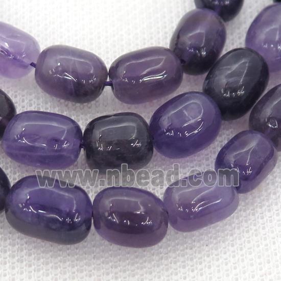 purple Amethyst beads, freeform