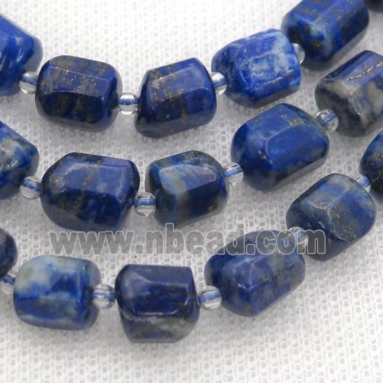 blue Lapis beads, freeform