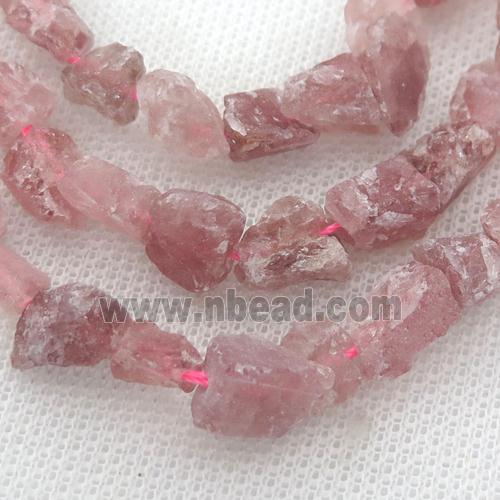 Strawberry Quartz chip beads