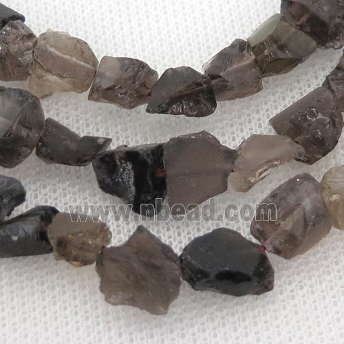 Smoky Quartz chip beads