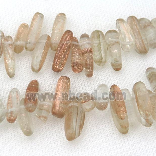 watermelon Quartz chip beads