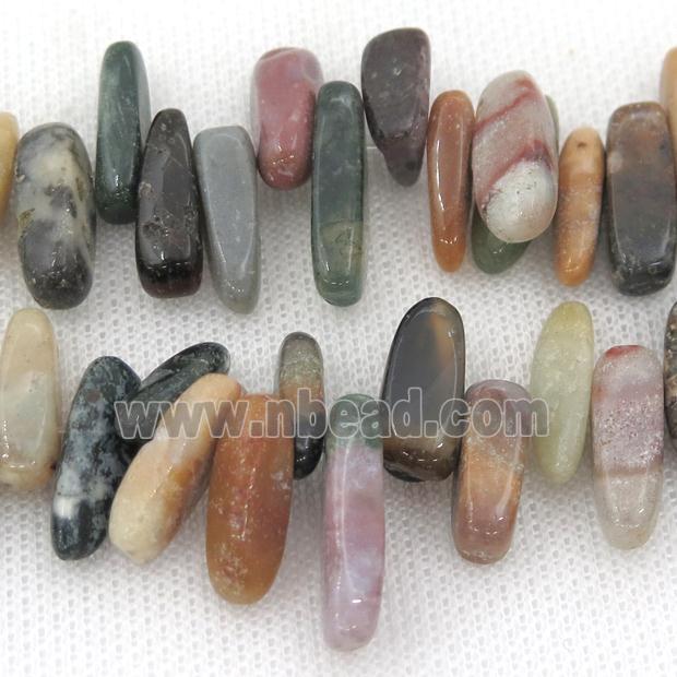 Indian Agate chip beads