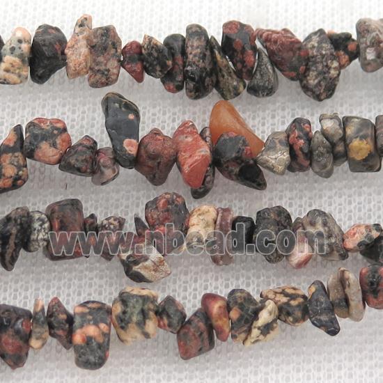 leopardSkin Jasper chip beads