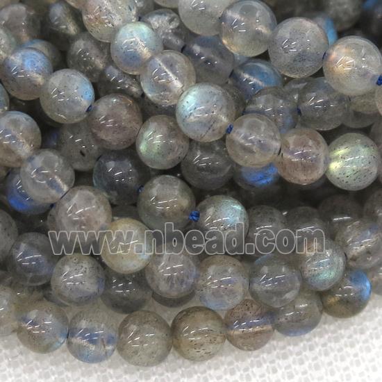 round Labradorite Beads, AA-grade