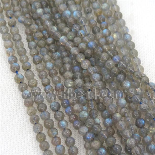 round Labradorite Beads, AA-grade