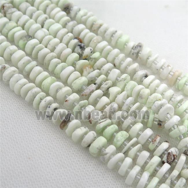 Lemon Jasper rondelle beads