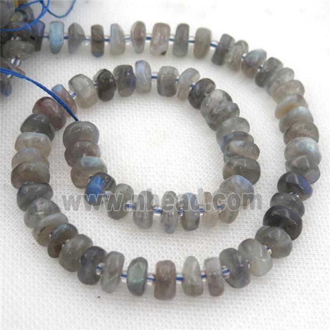 Labradorite rondelle beads