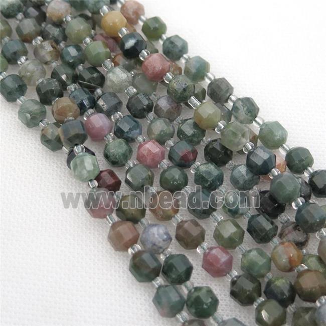 Indian Agate bullet beads