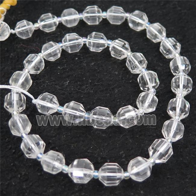 Clear Quartz bullet beads