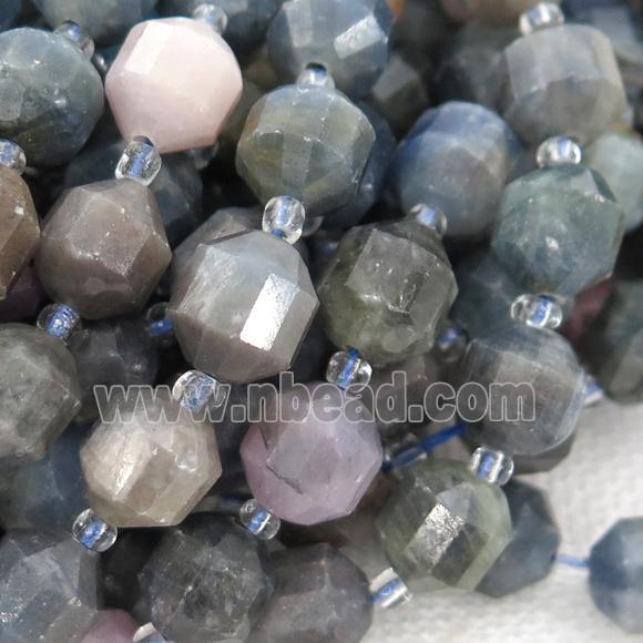 blue Sapphire bullet beads