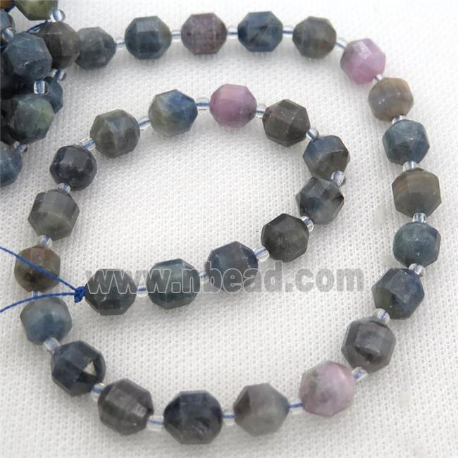 blue Sapphire bullet beads