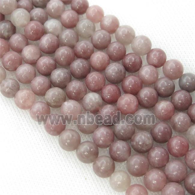 Violet Quartz Beads, round