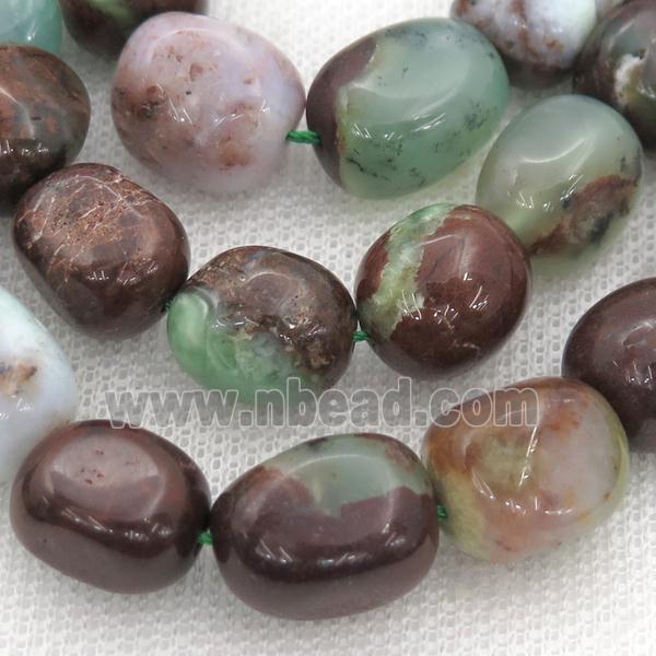 Australian Chrysoprase Beads, freeform