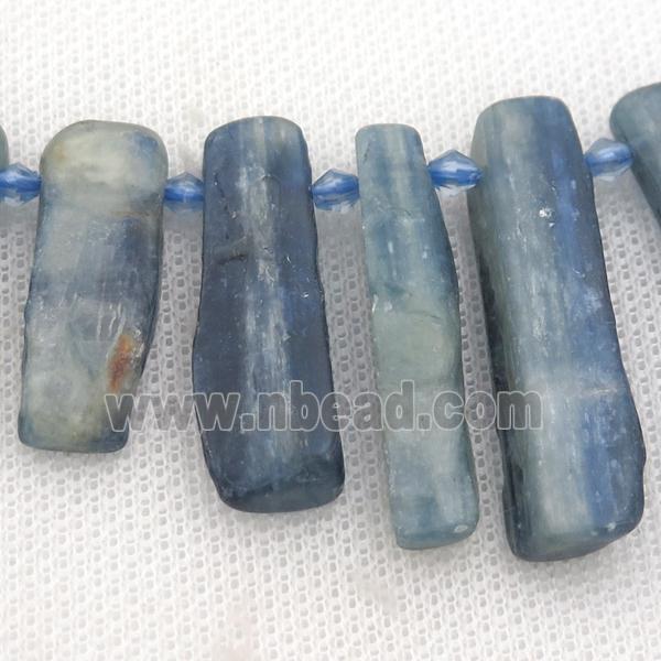 blue Kyanite stick beads