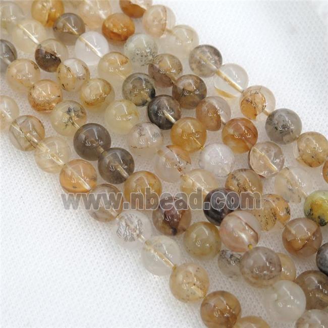 landscape Quartz Beads, round