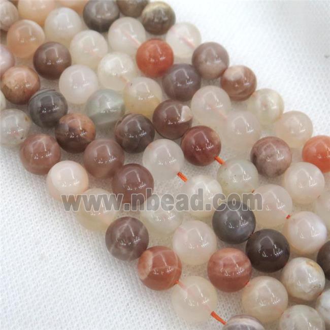 mix MoonStone Beads, round