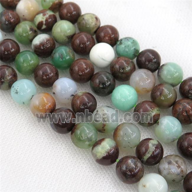 Australian Chrysoprase Beads, round