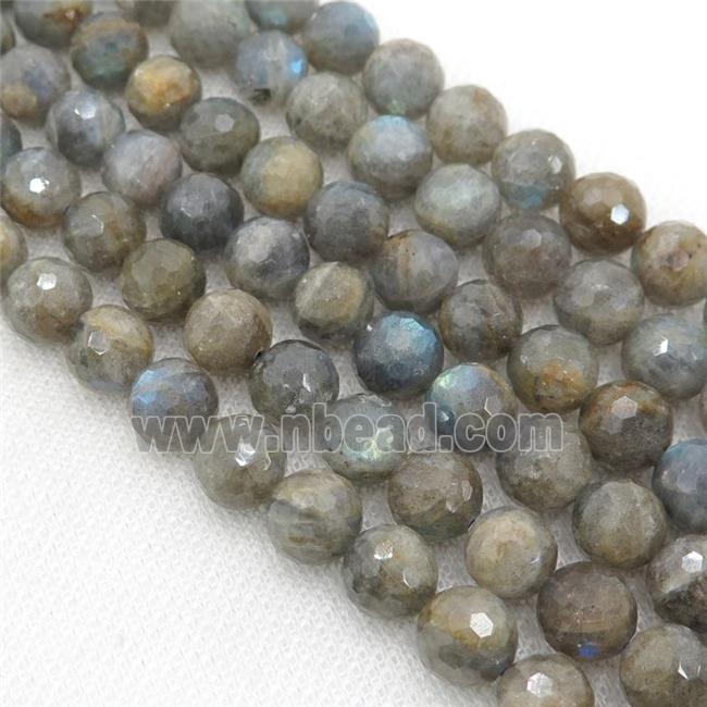 Labradorite Beads, faceted round