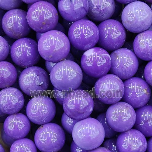 lavender Lepidolite Beads, round, A-grade